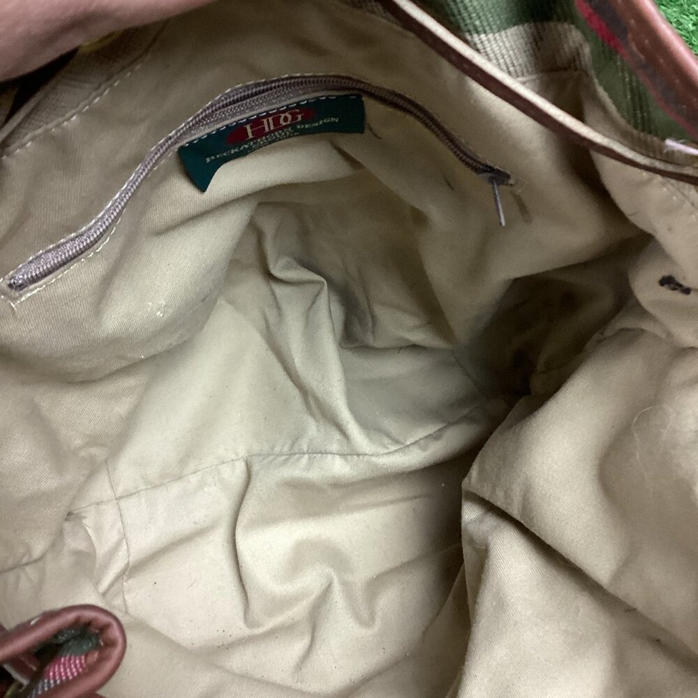 Vintage Heckathorn Plaid Bucket Bag - Picture 12 of 13